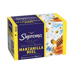 Té supremo Manzanilla 20 bolsas
