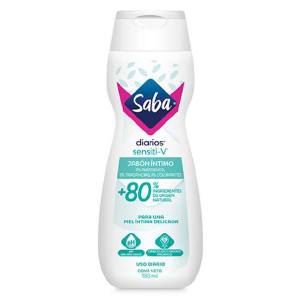 Saba Sensiti-v Jabón Intimo 180 ml