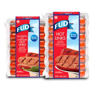 Salchichas para asar FUD / Cheedar y Jalapeño, Regulares