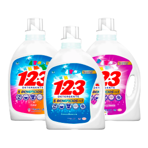 1-2-3 Detergente Líquido 4.6 L