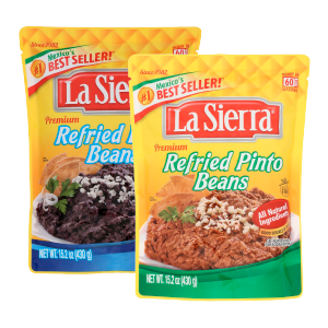 Frijoles Refritos La Sierra Pouch 15 oz X2