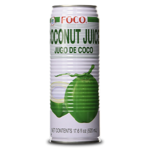Foco Coconut Juice 17.6 oz X2