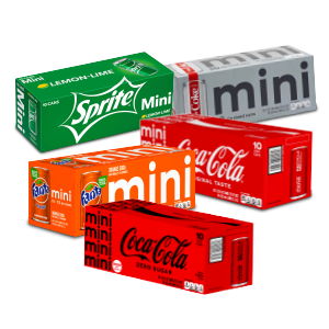 Coca Cola 7.5 oz 10 pack X2