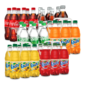 Coca Cola 16.9 oz 6 pack X3