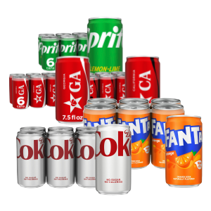 Coca Cola 7.5 oz 6 pack X3