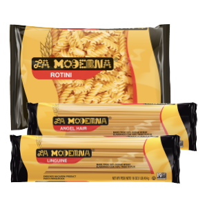 Pastas La Moderna 16 oz Linguine, Cabello de Ángel, Rotini. X2