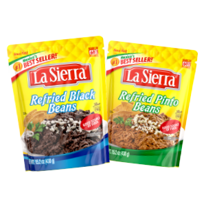 Frijoles Refritos La Sierra Pouch 15 oz X2