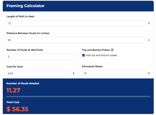 BuildBook's Calculator