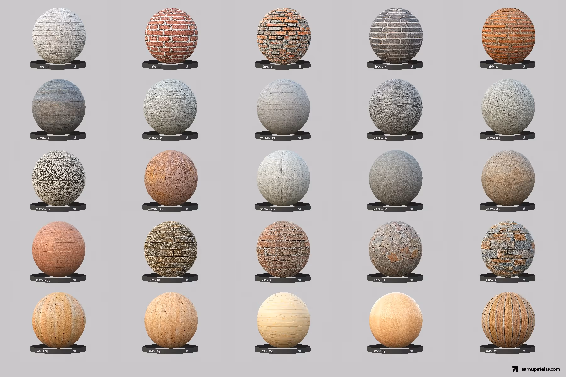 Preview of the PBR Texture Pack