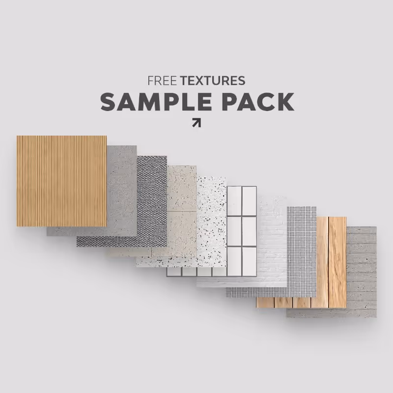 Mockup of the Small Post-production Texture Pack