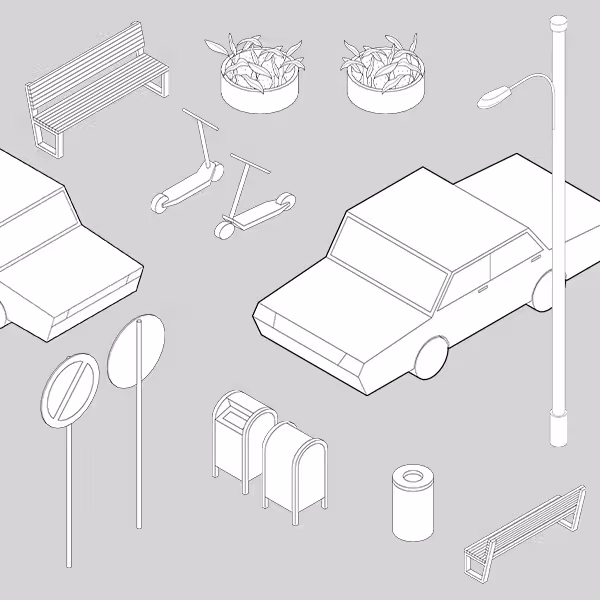 Example of the Free Isometric Urban Pack