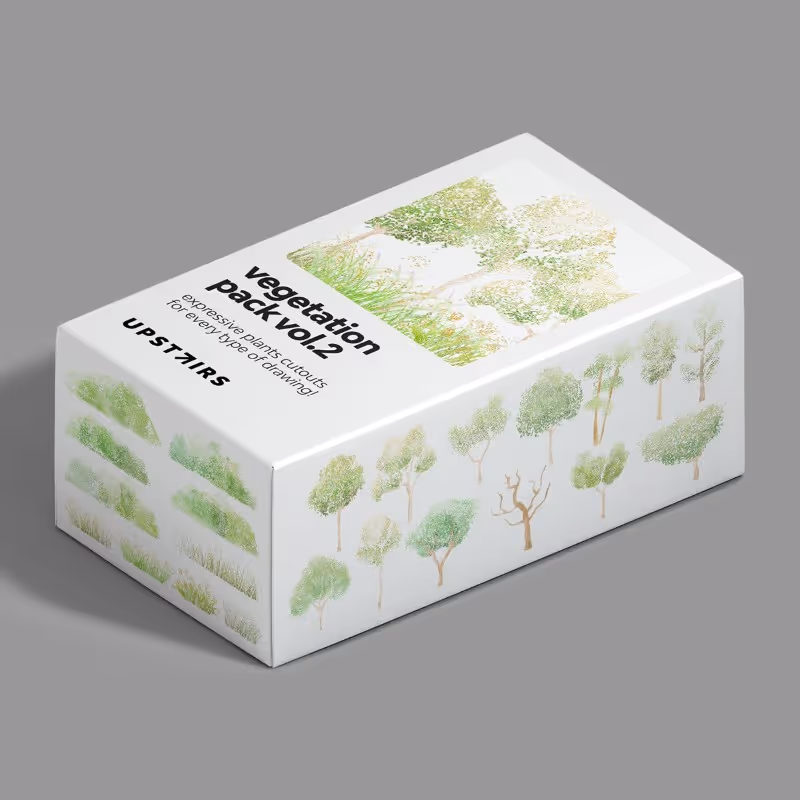 Mockup of the Vegetation Pack vol.2