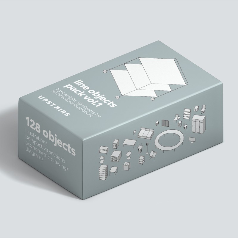 Mockup of the Line Objects Pack vol.1