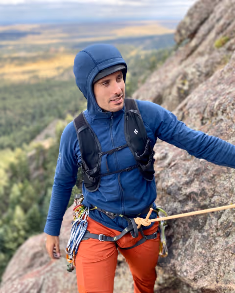 Photo of Boulder rock climbing guide Max Lurie
