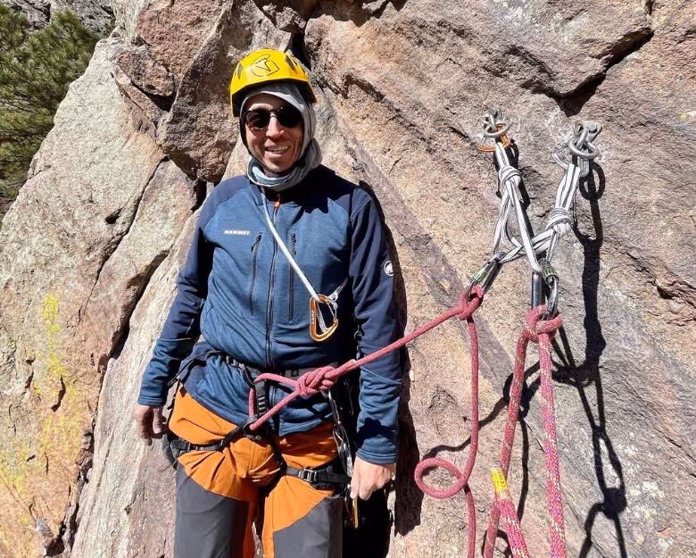 Gallery photo of someone rock climbing just outside of Denver