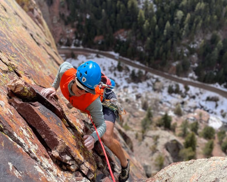 Photo of person rock climbing in Golden