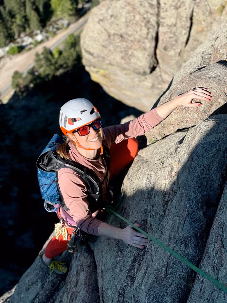 Photo of woman climbing at Boulder Canyon