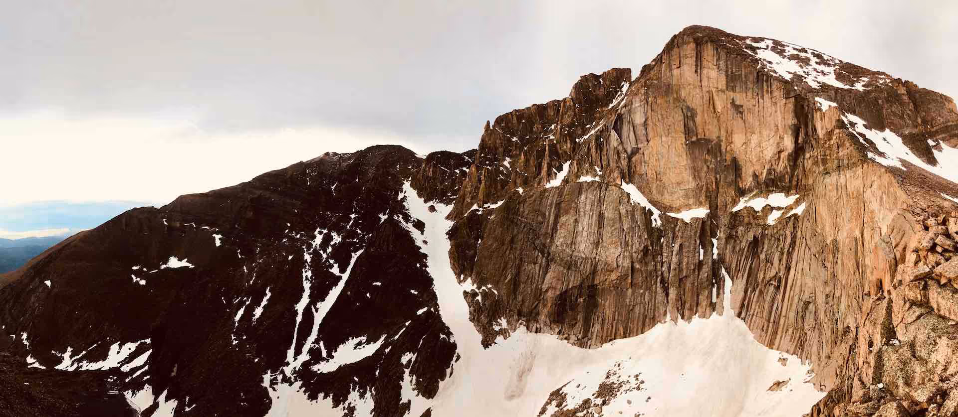 Photo of the mountains that are available to rock climbers at Rocky Mountain National Park.
