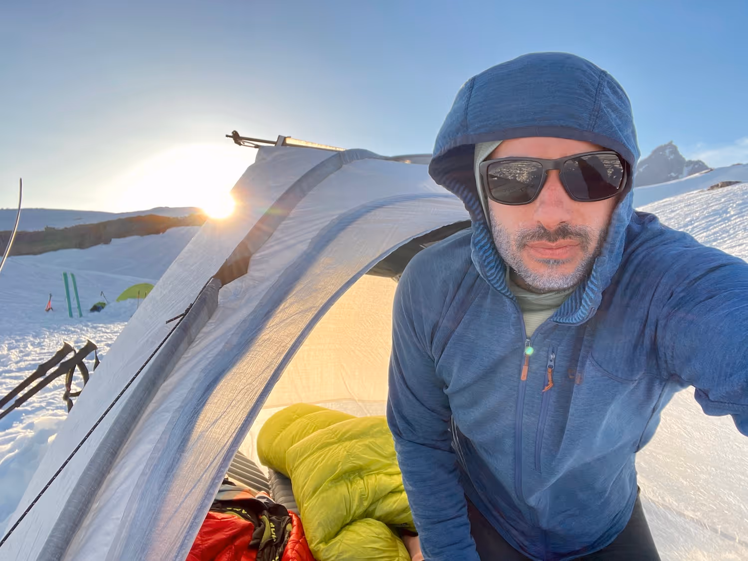Max Lurie selfie on Mt. Baker