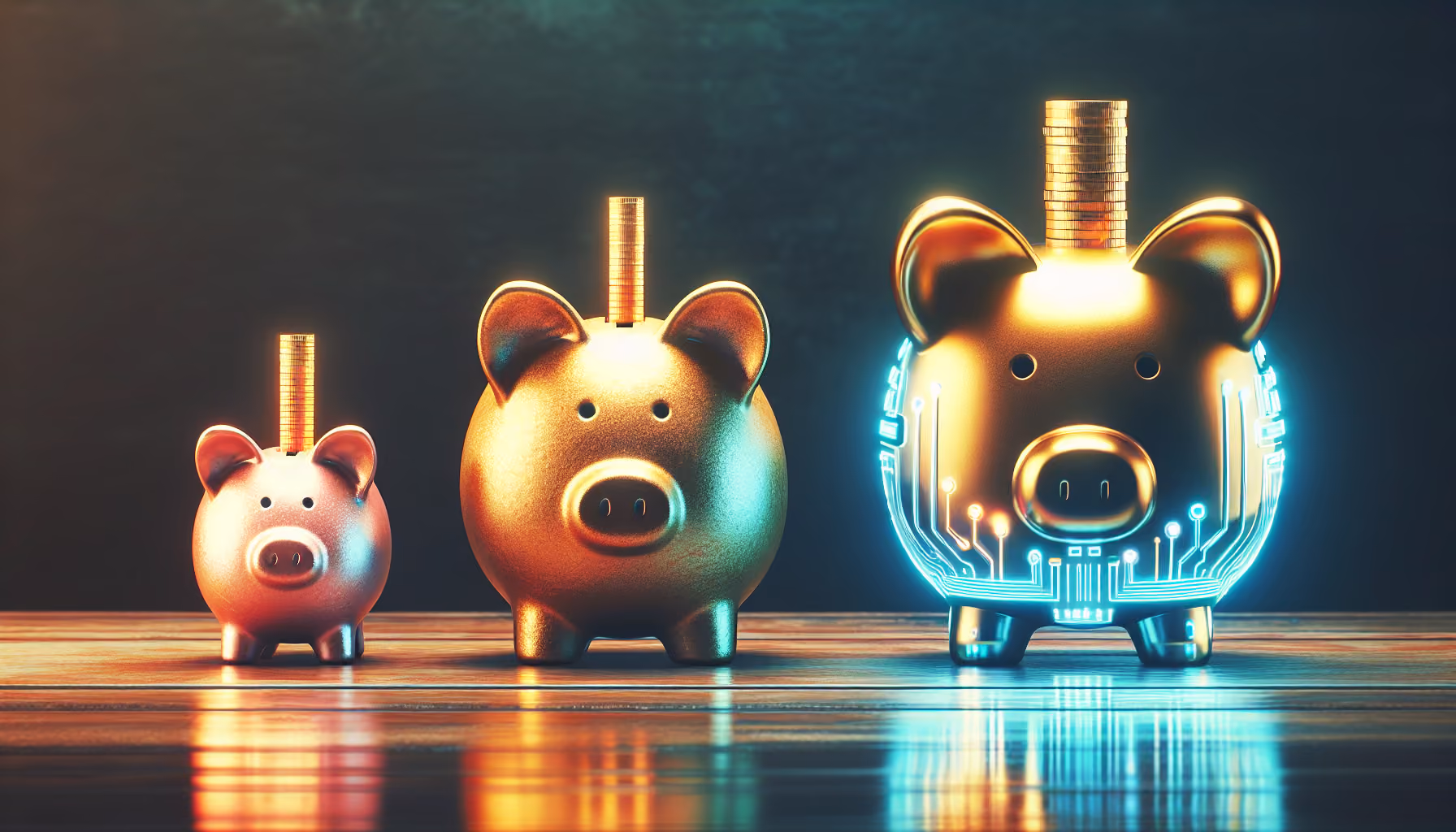 Illustration of various types of savings accounts
