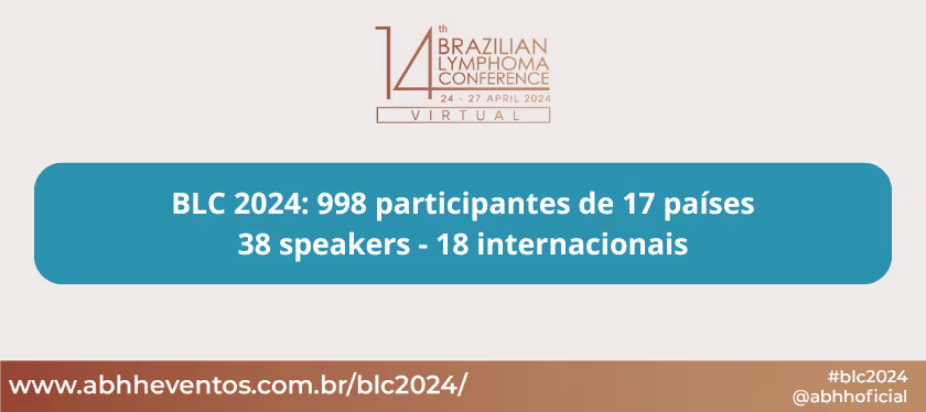 The 14th Brazilian Lymphoma Conference (BLC 2024) concluded its fourth and final day with the..