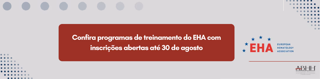 O EHA está com inscrições abertas para programas de treinamento de excelência