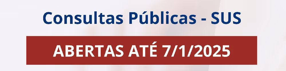 Consultas públicas abertas até o dia 7 de janeiro de 2025