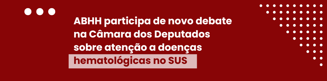Audiência debate doenças hematológicas no SUS