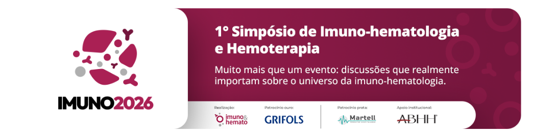  IMUNO 2026 – 1º Simpósio de Imuno-hematologia e Hemoterapia