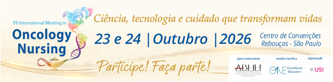 VII International Meeting in Oncology Nursing – IMON 2026