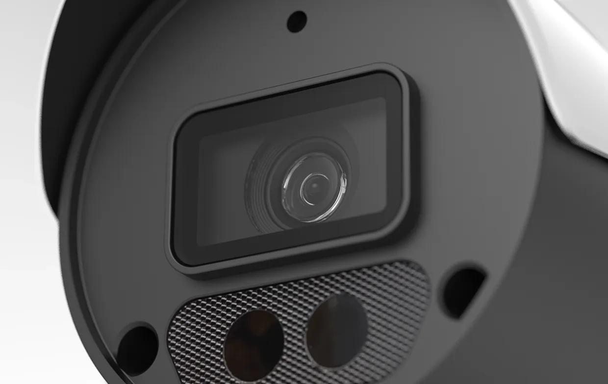 lumana ai video security brand imagery Lumana Camera close-up