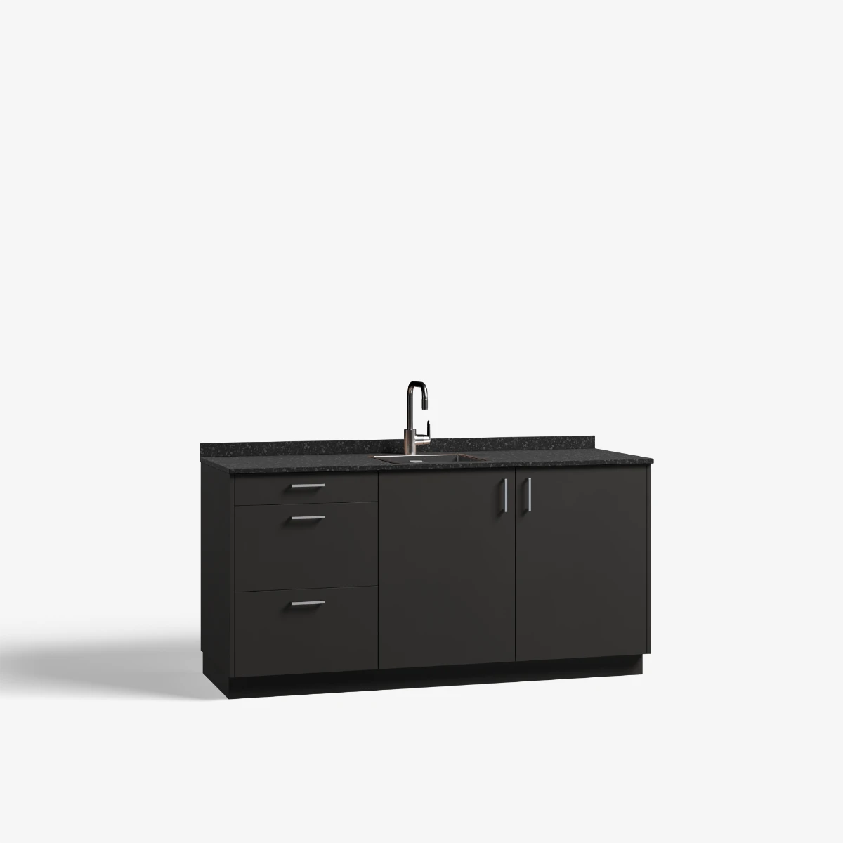 Commercieel marketing beeld voor A Tiny Lovely Planet met drie kleuren 3D product renderings van de elektrische baby wipstoel.