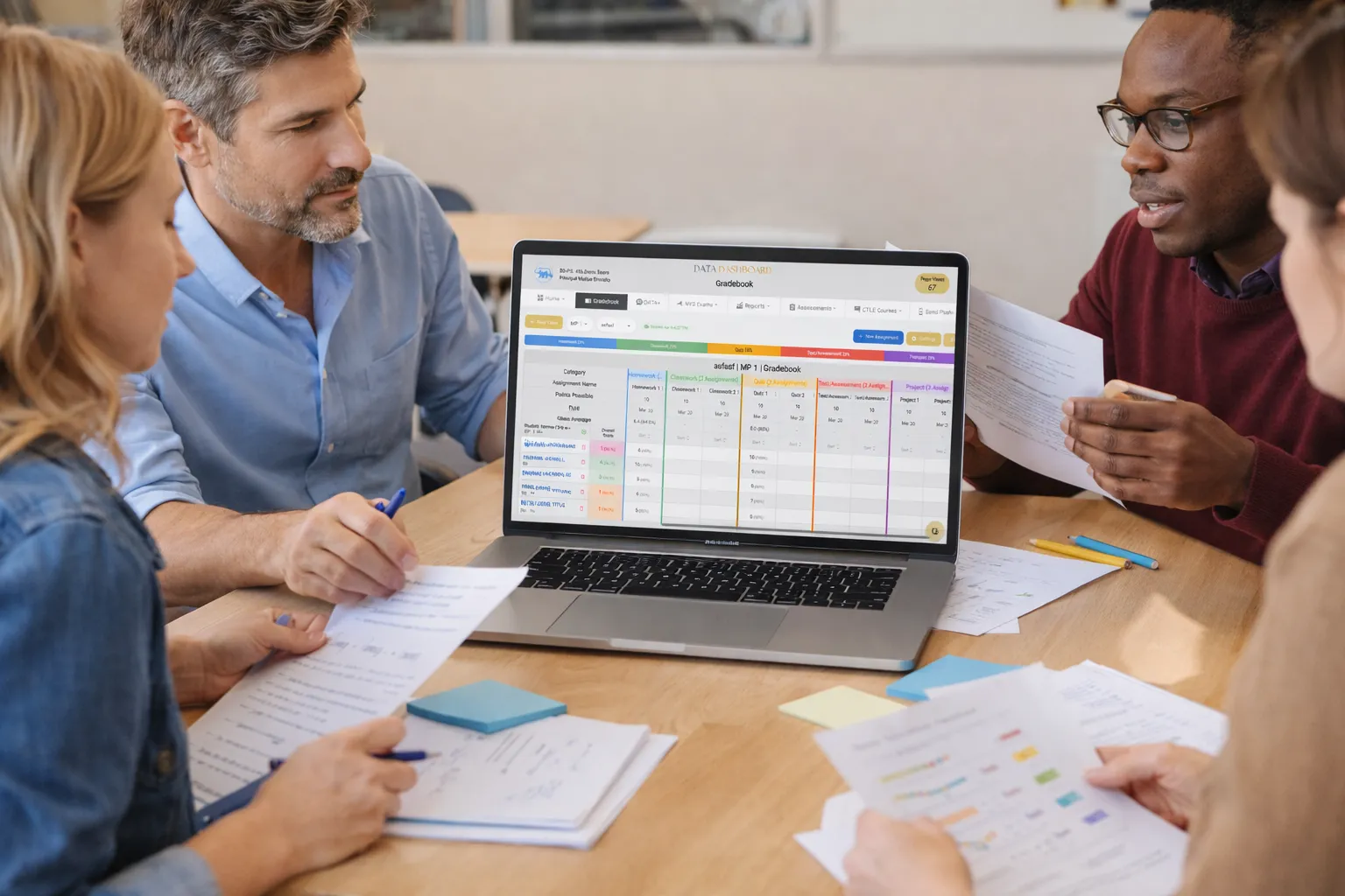 Text message attendance report