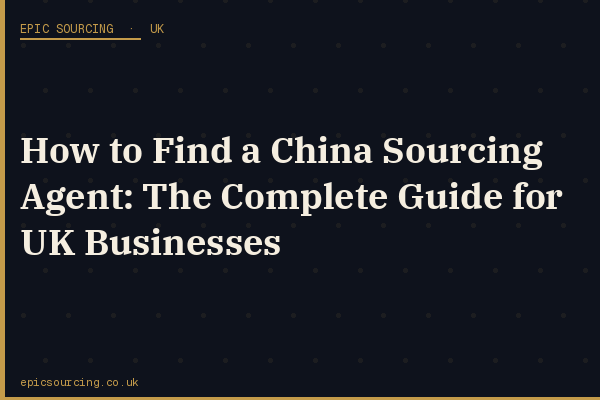 A UK business owner reviewing product samples with a China sourcing agent in a factory setting