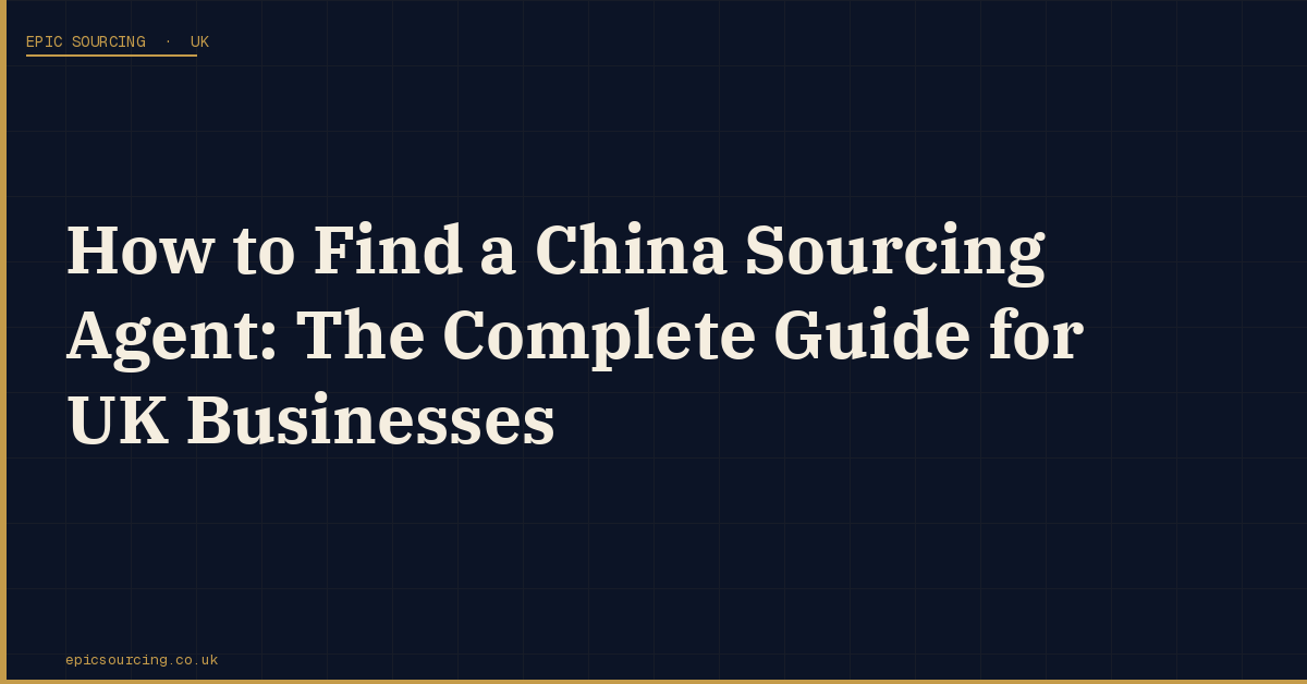 A UK business owner reviewing product samples with a China sourcing agent in a factory setting