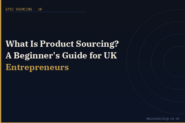 UK entrepreneur reviewing product samples from a Chinese manufacturer, examining quality and materials on a workbench