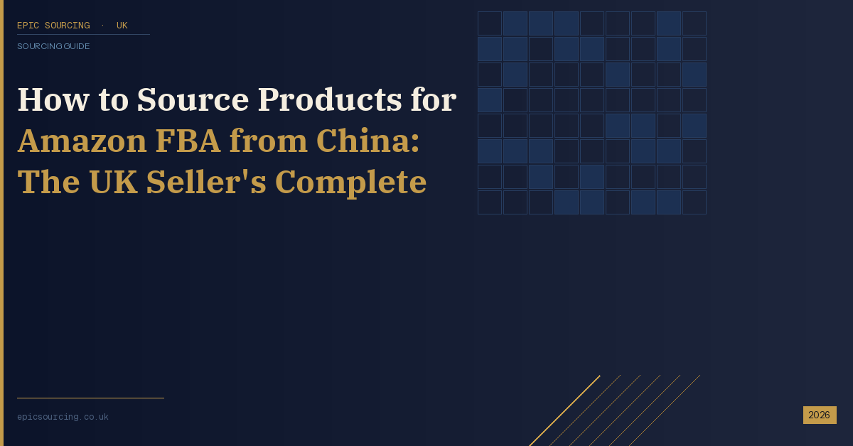 UK Amazon FBA seller reviewing product samples sourced from a Chinese manufacturer for their online business