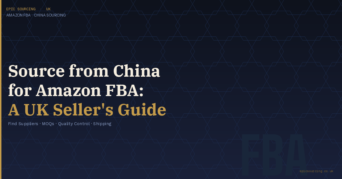 UK entrepreneur reviewing product samples from Chinese manufacturer for Amazon FBA business
