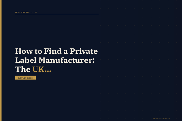 A UK entrepreneur reviewing product samples from a Chinese private label manufacturer