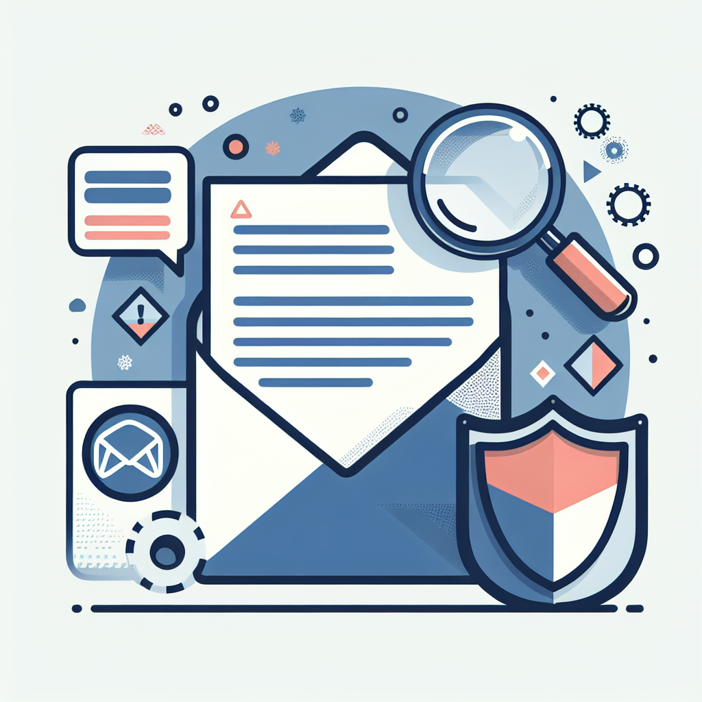 Spot fake emails illustration