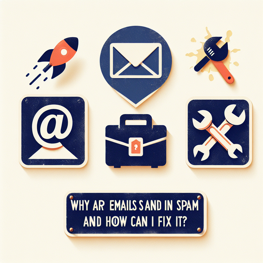Email spam illustration