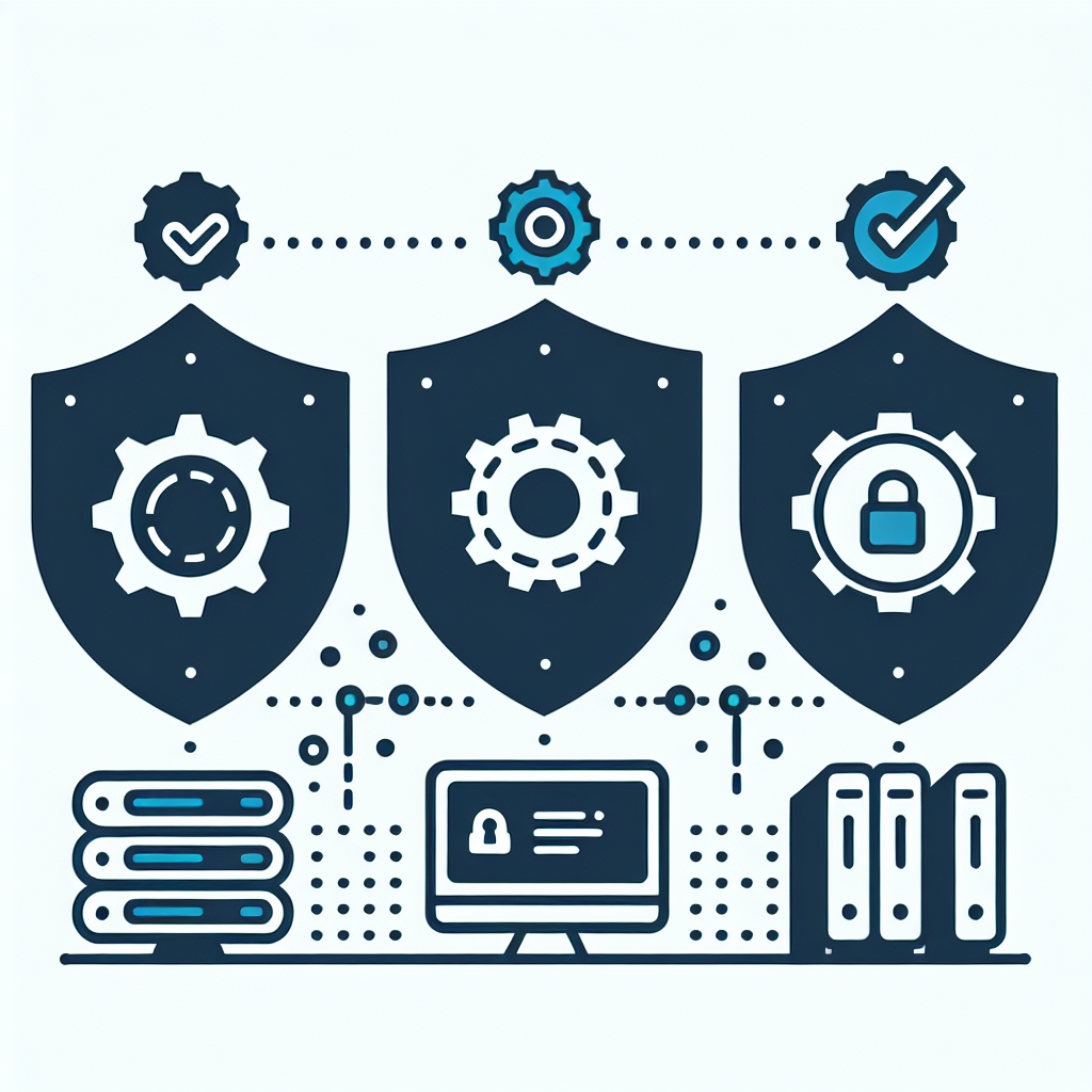 Abstract security radar illustration