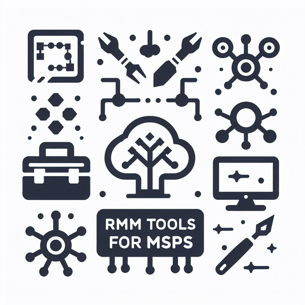Abstract RMM dashboard illustration