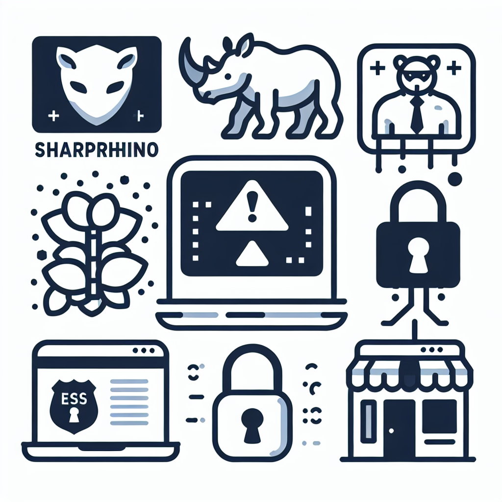 SharpRhino ransomware illustration
