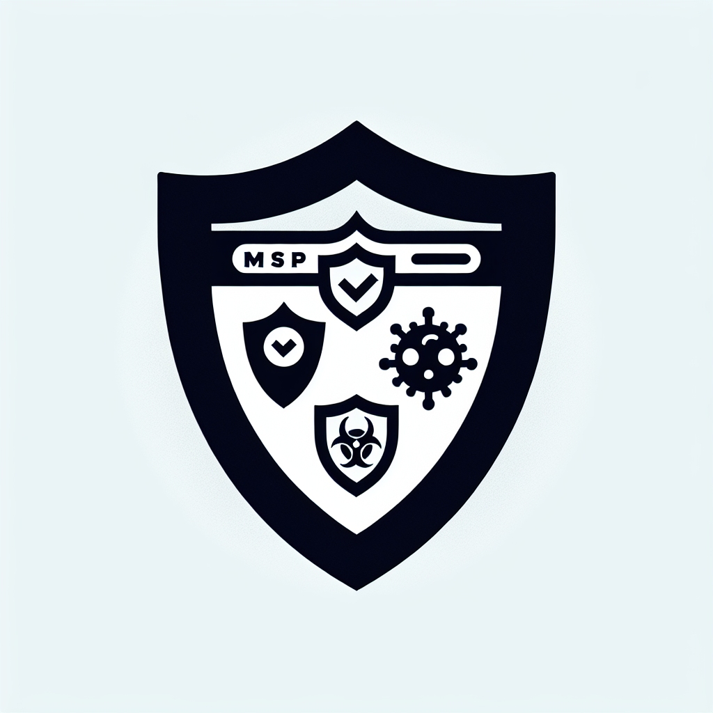 MSP malware defense illustration