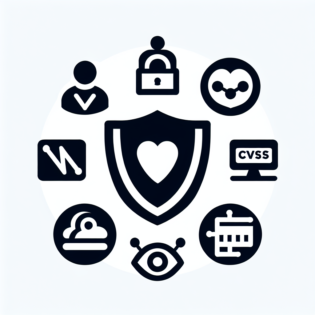 Abstract illustration of vulnerability scoring