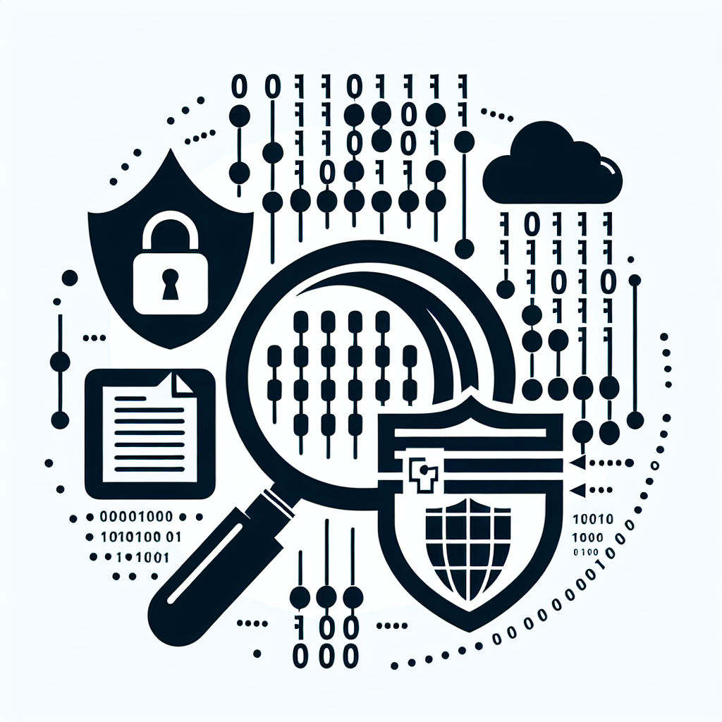 Forensic analysis illustration