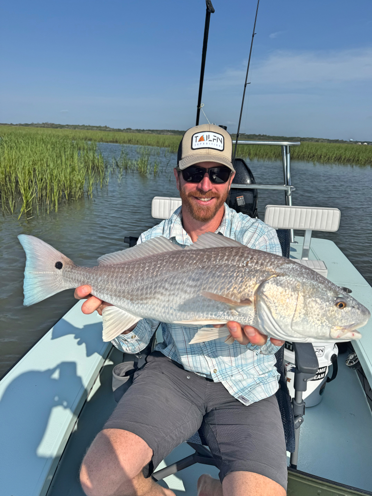 Hooked up on the low tide