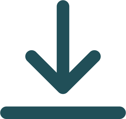 icone de flèche vers le bas symbole de l'action de téléchargement