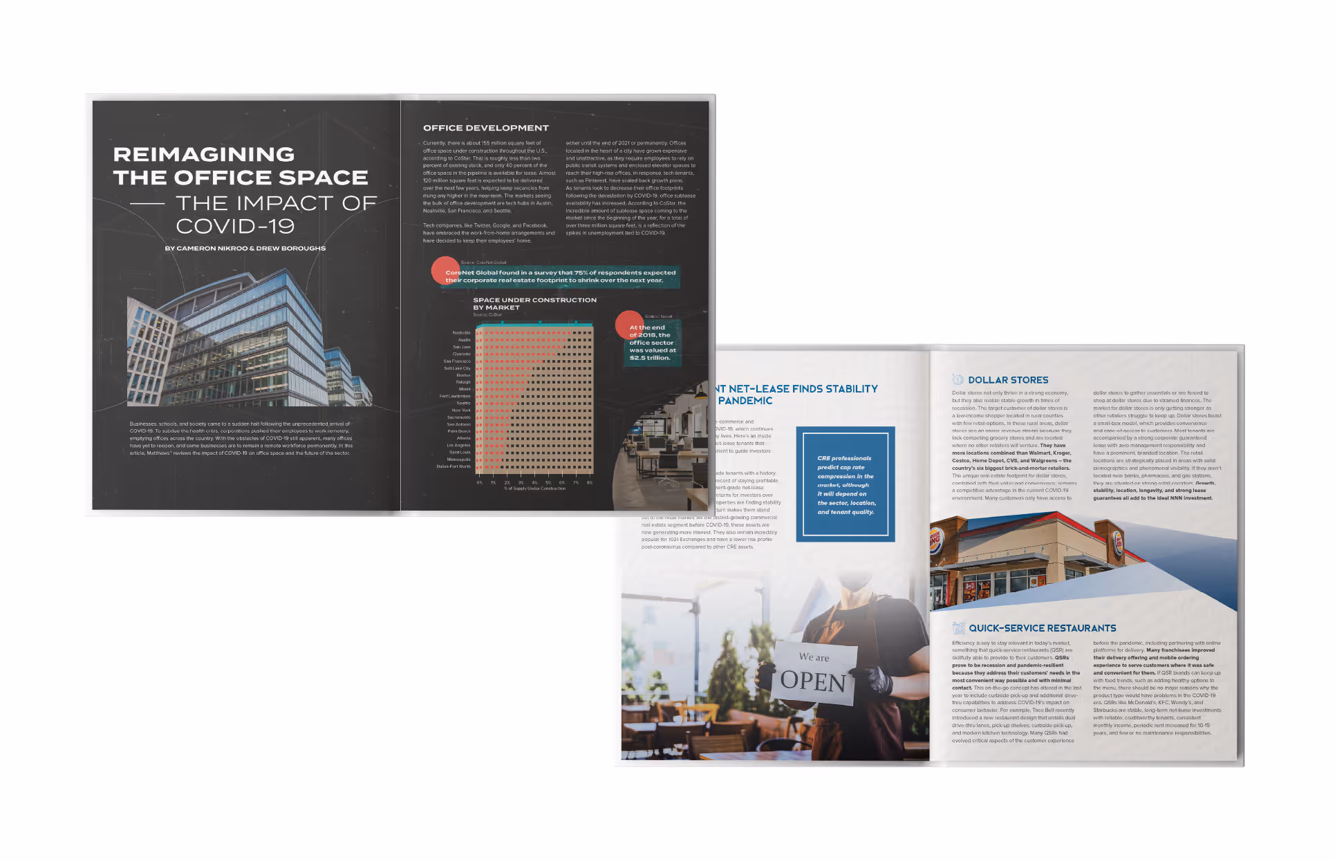 As Junior Graphic Designer at Matthews Real Estate Investment Services, I designed seasonal publications, marketing collateral, and handled print production to ensure accurate, high-quality materials.